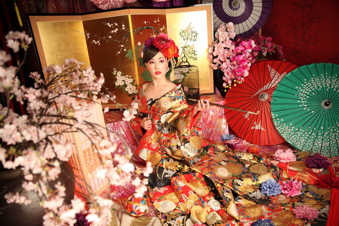 京都推薦行程,日本專業攝影,花魁體驗,花魁服裝造型,112